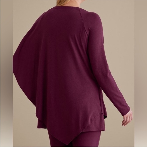 Soft Surroundings Madeline Tunic Asymmetrical Top Medium - Picture 3 of 13